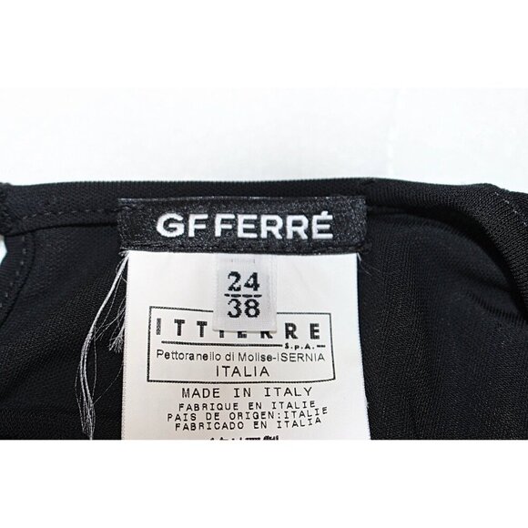 Gianfranco Ferre (DIOR) - Vintage Jersey Disco-Style Fit & Flare Dress - 38 or S - Picture 6 of 9